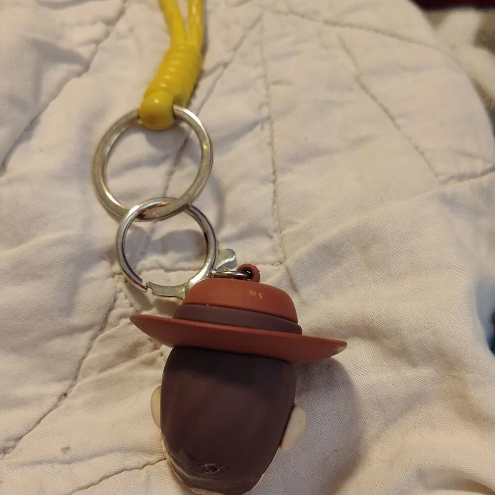 Disney Toy Story Woody Collectible Keychain Accessory with Yellow Strap